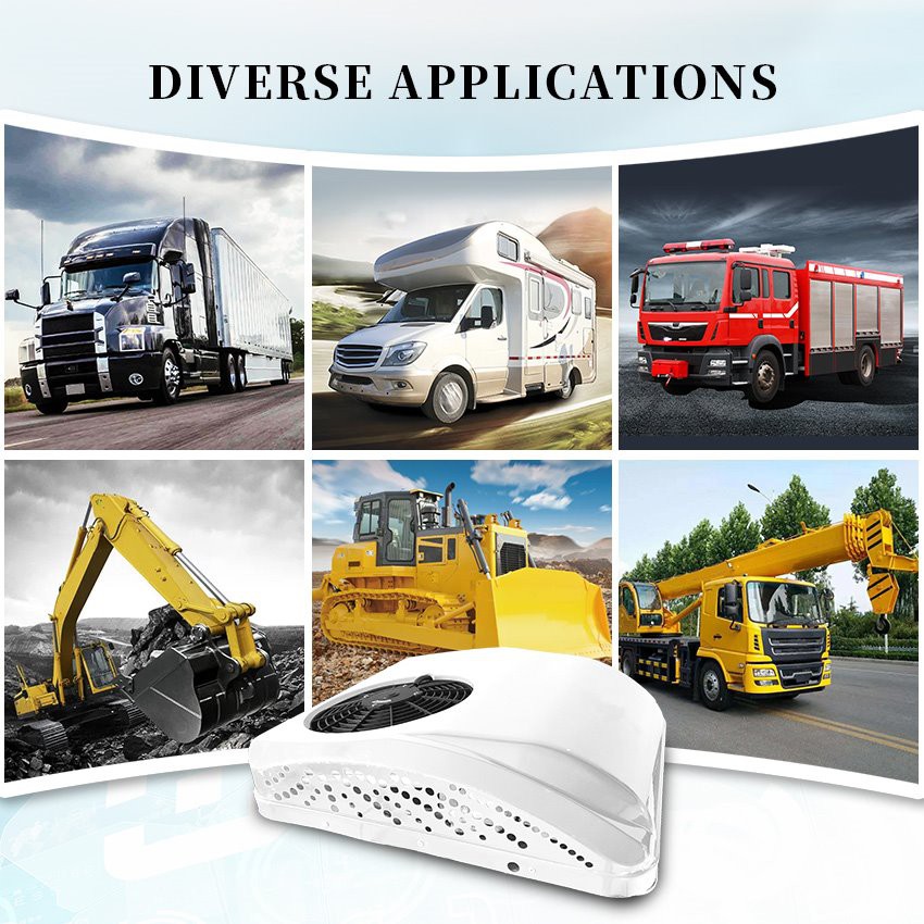 Application of battery powered ac unit for semi truck